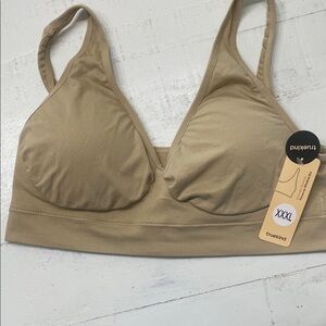 truekind Wireless Comfort Bralette — Taupe (XXXL)